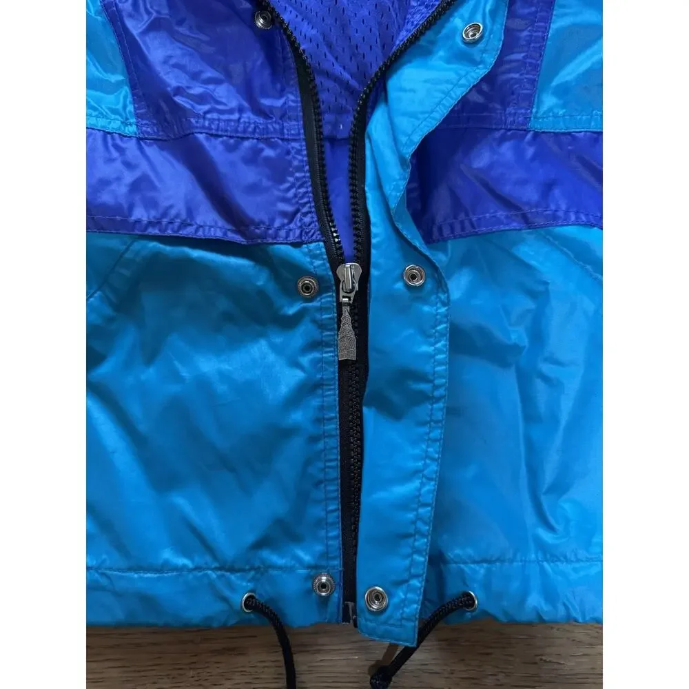 London Fog Youth Kids Size Large 7 Windbreaker Jacket Colorful‎ NylonFull Zip